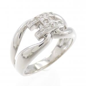 K18WG ダイヤモンド リング 0.11CT