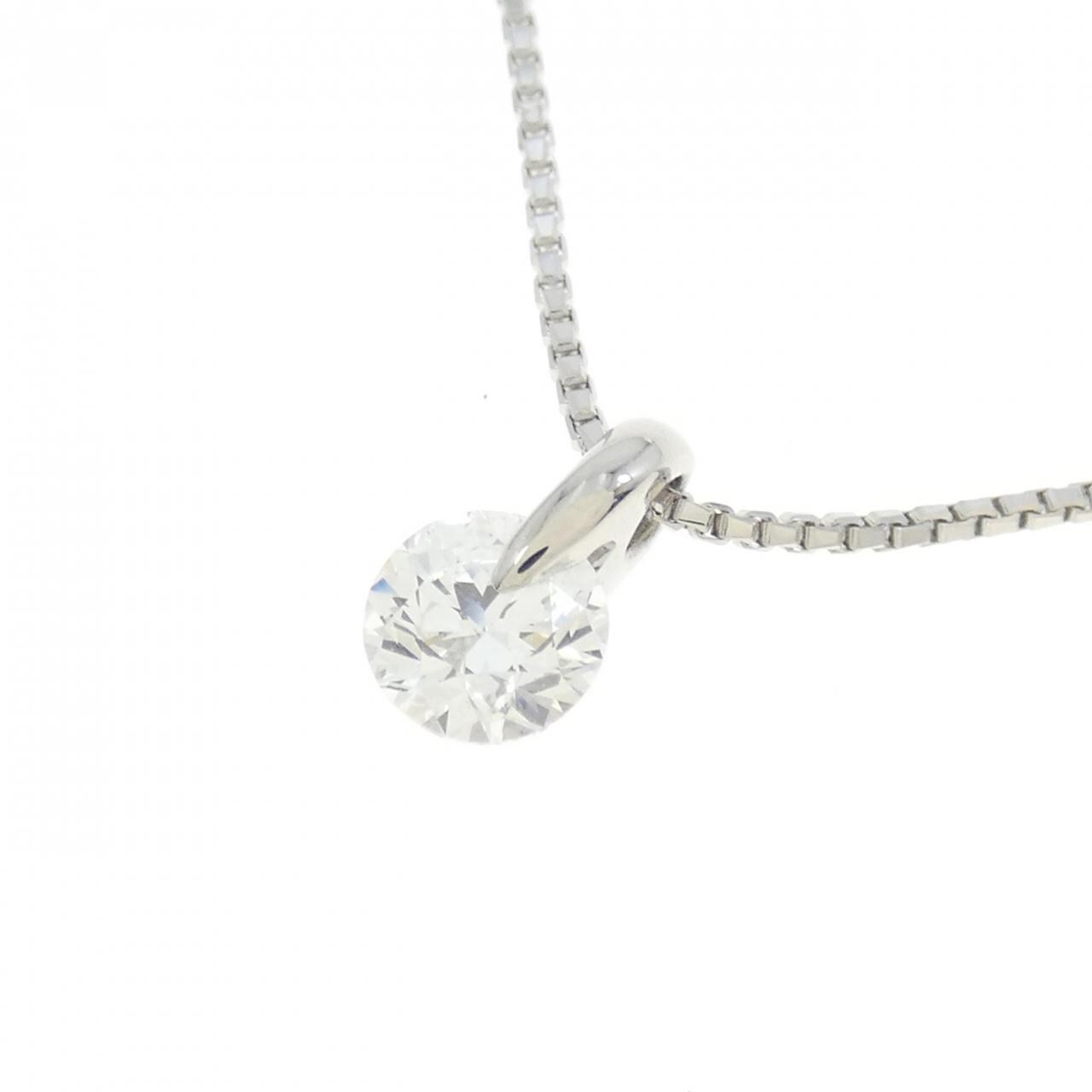 PT ソリティア ダイヤモンド ネックレス 0.503CT