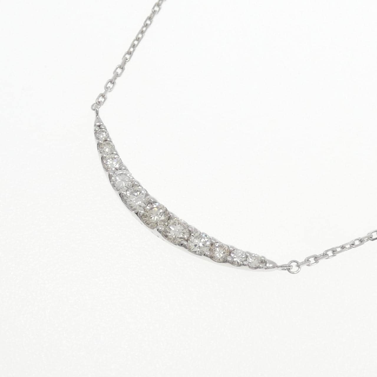 K18WG ダイヤモンド ネックレス 0.50CT