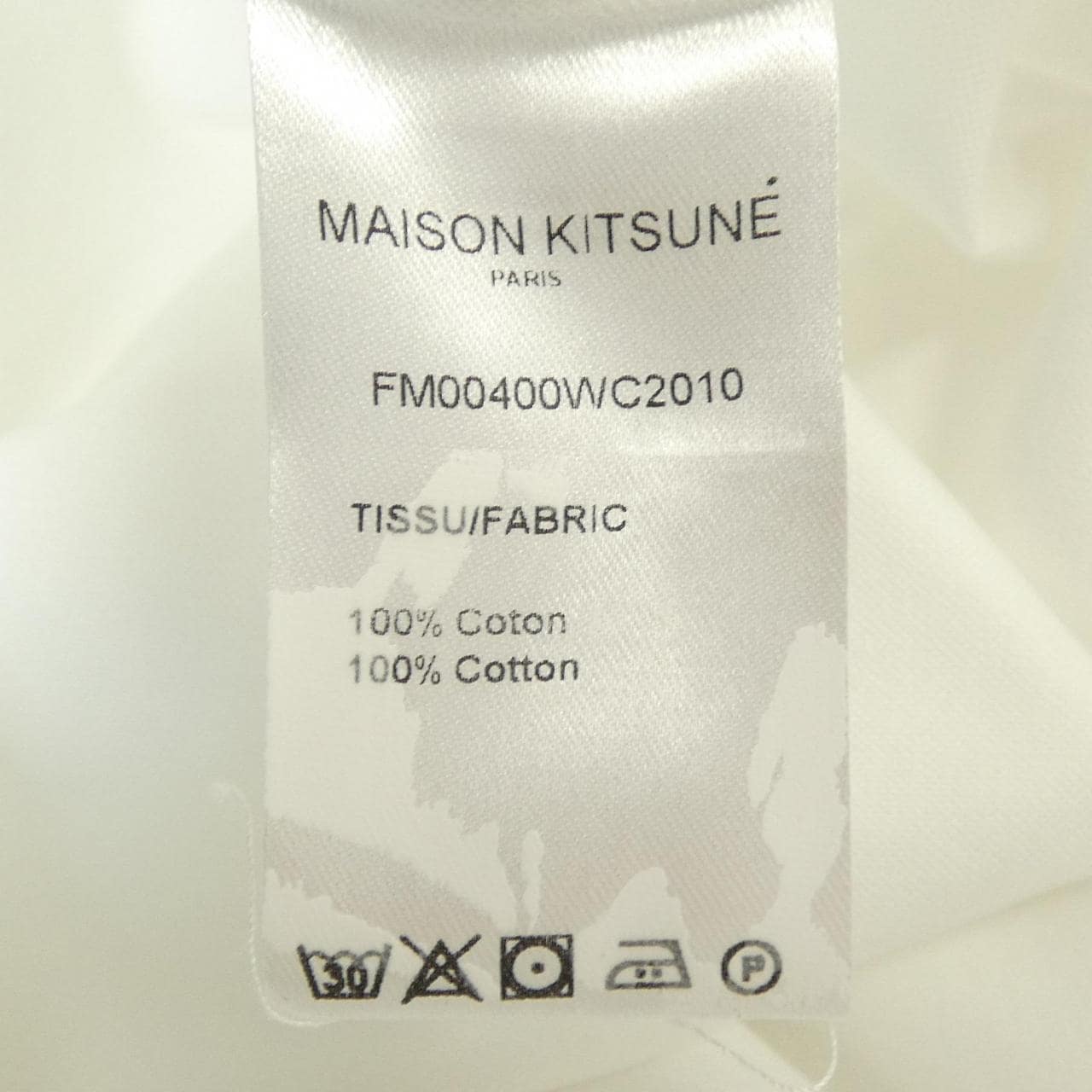 メゾンキツネ MAISON KITSUNE FM00400WC2010 シャツ