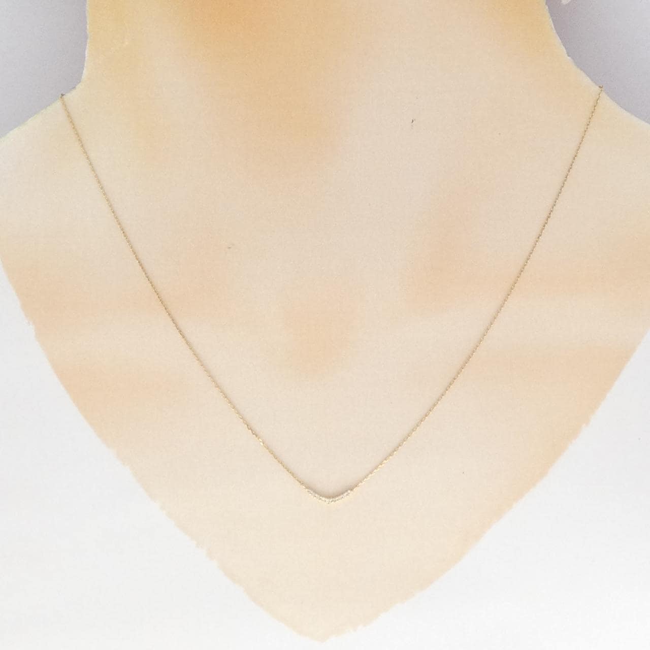 アガット ダイヤモンド ネックレス 0.04CT