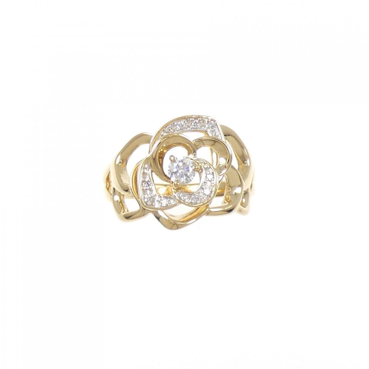 K18YG ダイヤモンド リング 0.20CT