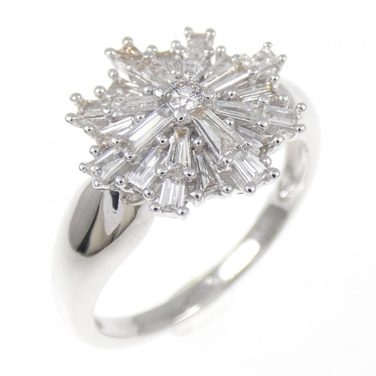 K18WG ダイヤモンド リング 0.40CT