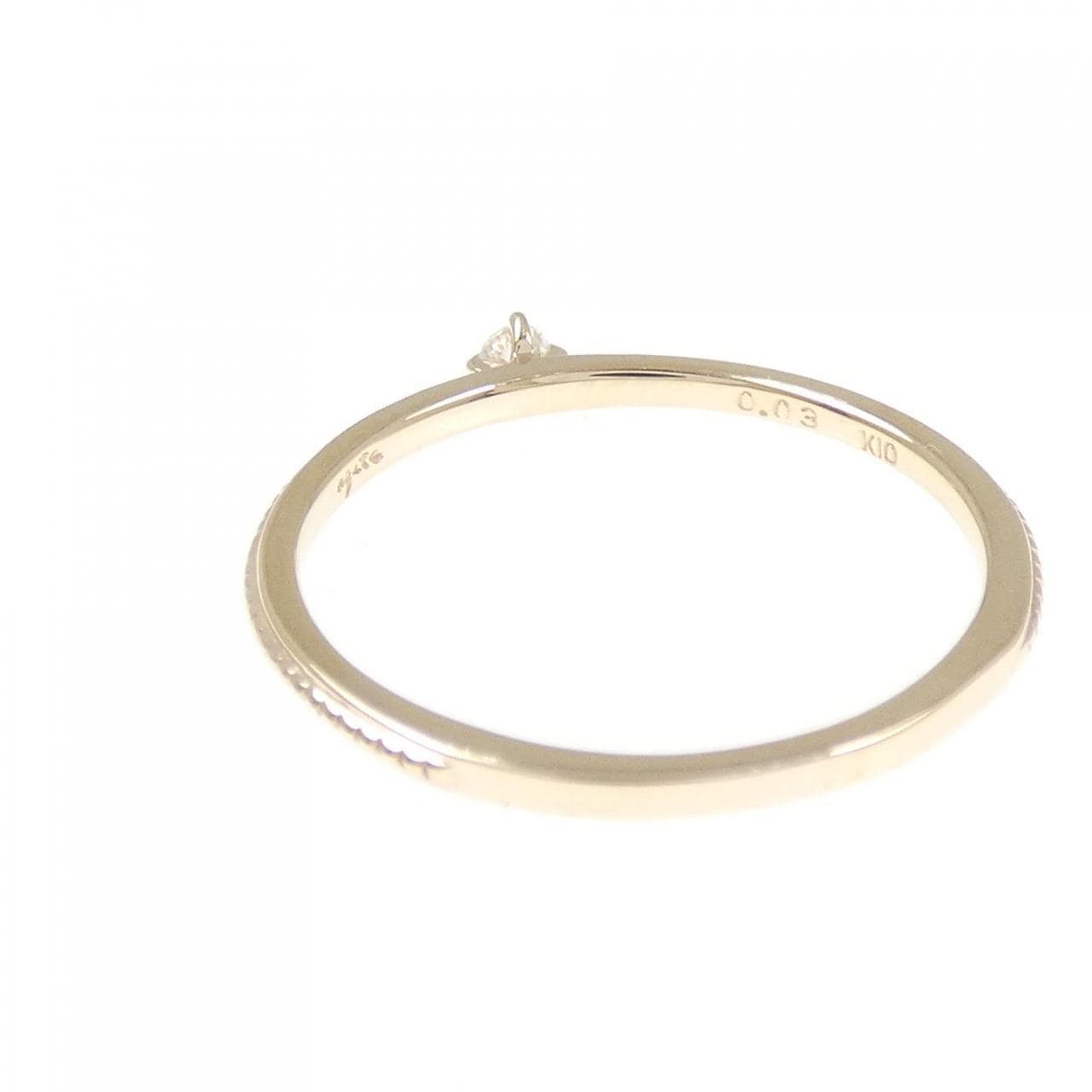 アガット ダイヤモンド リング 0.03CT