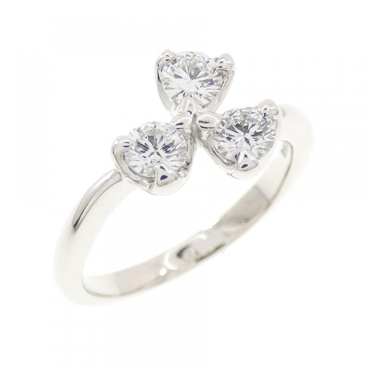 K18WG ダイヤモンド リング 0.48CT