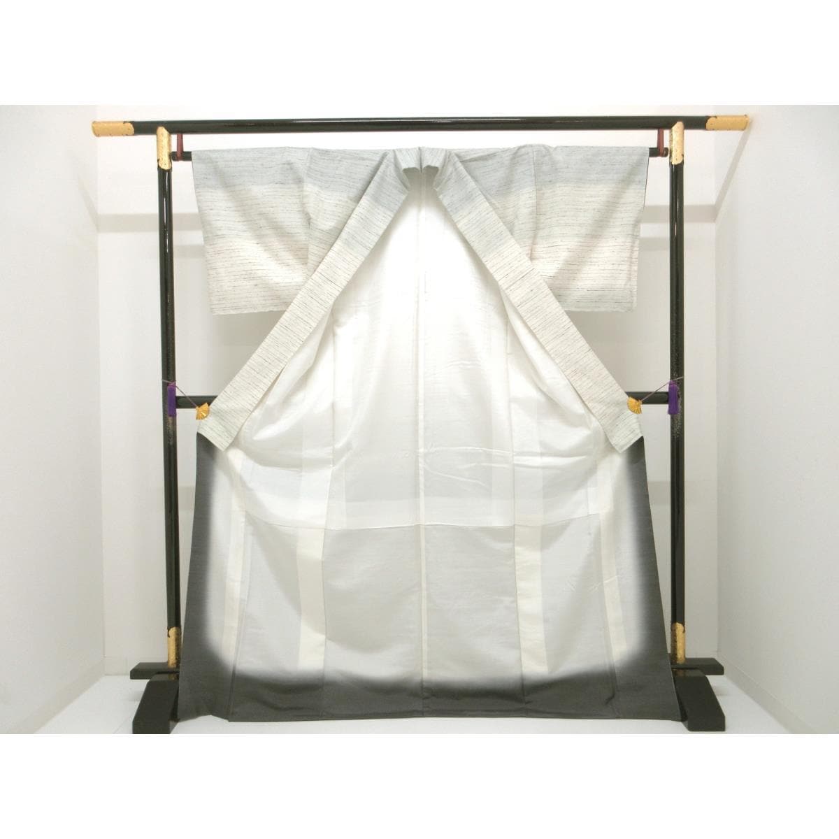 【未使用品】訪問着　ぜんまい紬