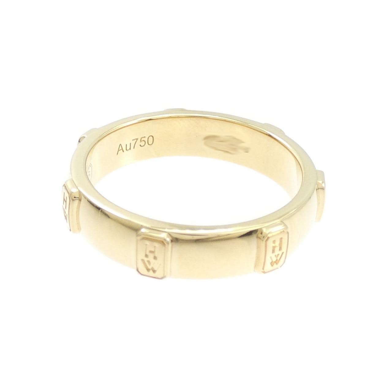 ハリーウィンストン HWロゴ リング