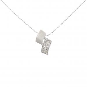 K18WG ダイヤモンド ネックレス 0.10CT