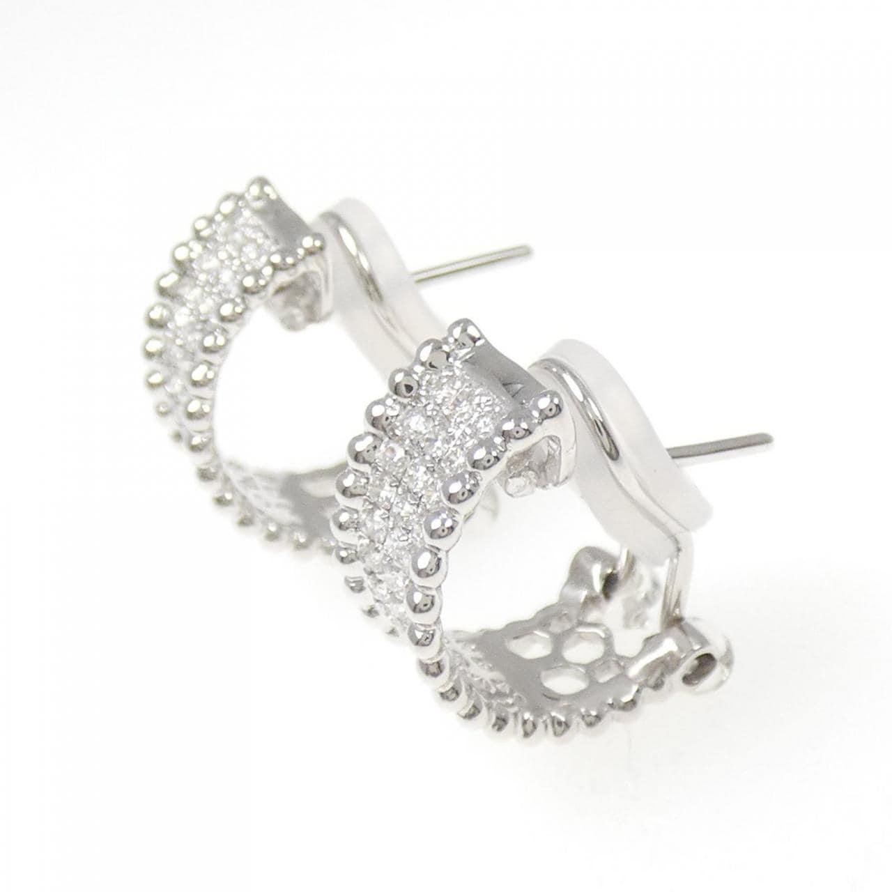 K18WG ダイヤモンド ピアス/イヤリング 0.50CT