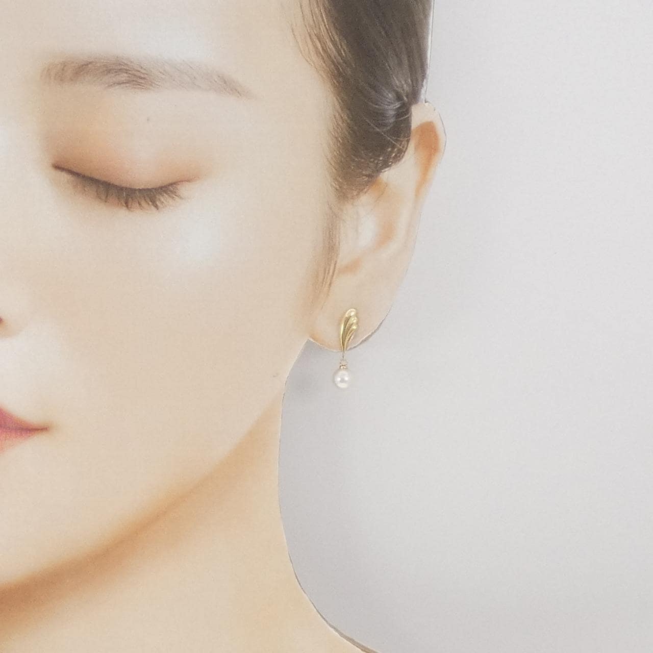 ミキモト アコヤパール ピアス 6.3mm