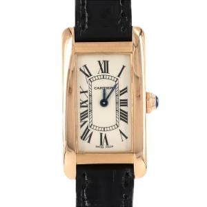 Cartier Tank American SM PG W2607456 PG/RG Quartz