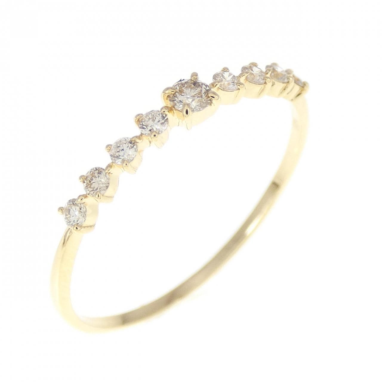 [BRAND NEW] K18YG Diamond ring 0.15CT