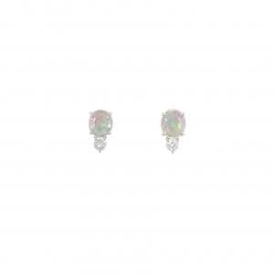 PT900 オパール ピアス 0.77CT