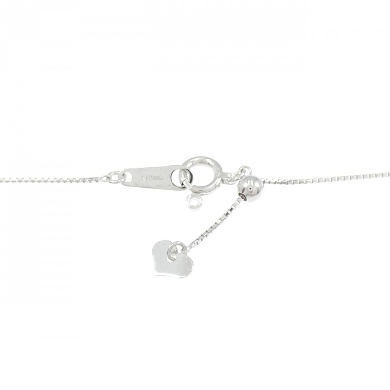 PT900/K18WG ダイヤモンド ネックレス 0.70CT