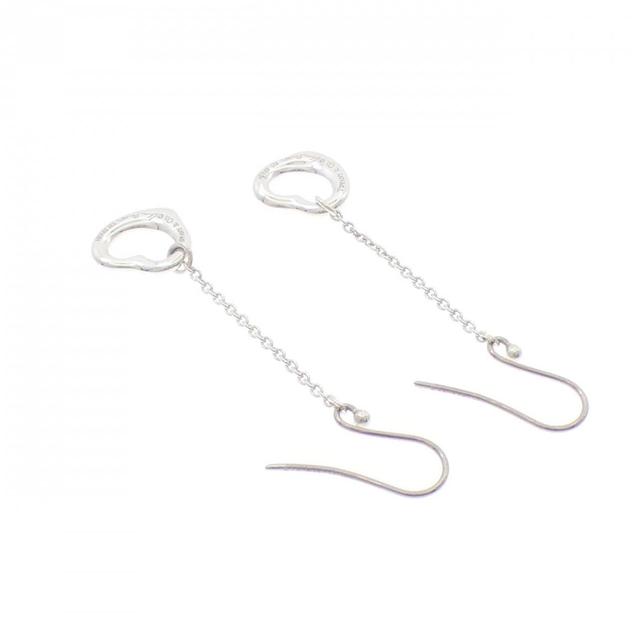 ティファニー オープンハート ドロップ ピアス