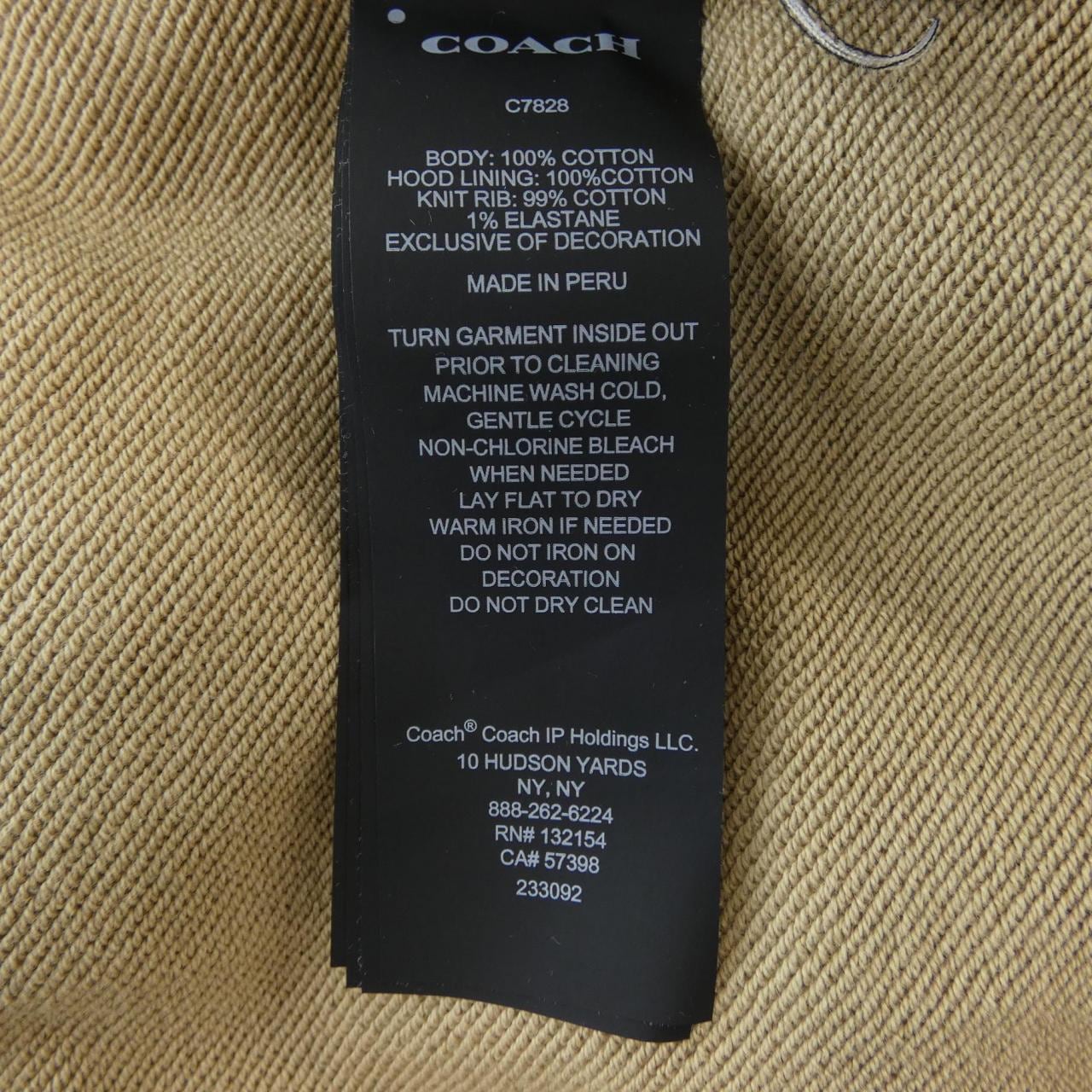 コーチ COACH C7828 パーカー