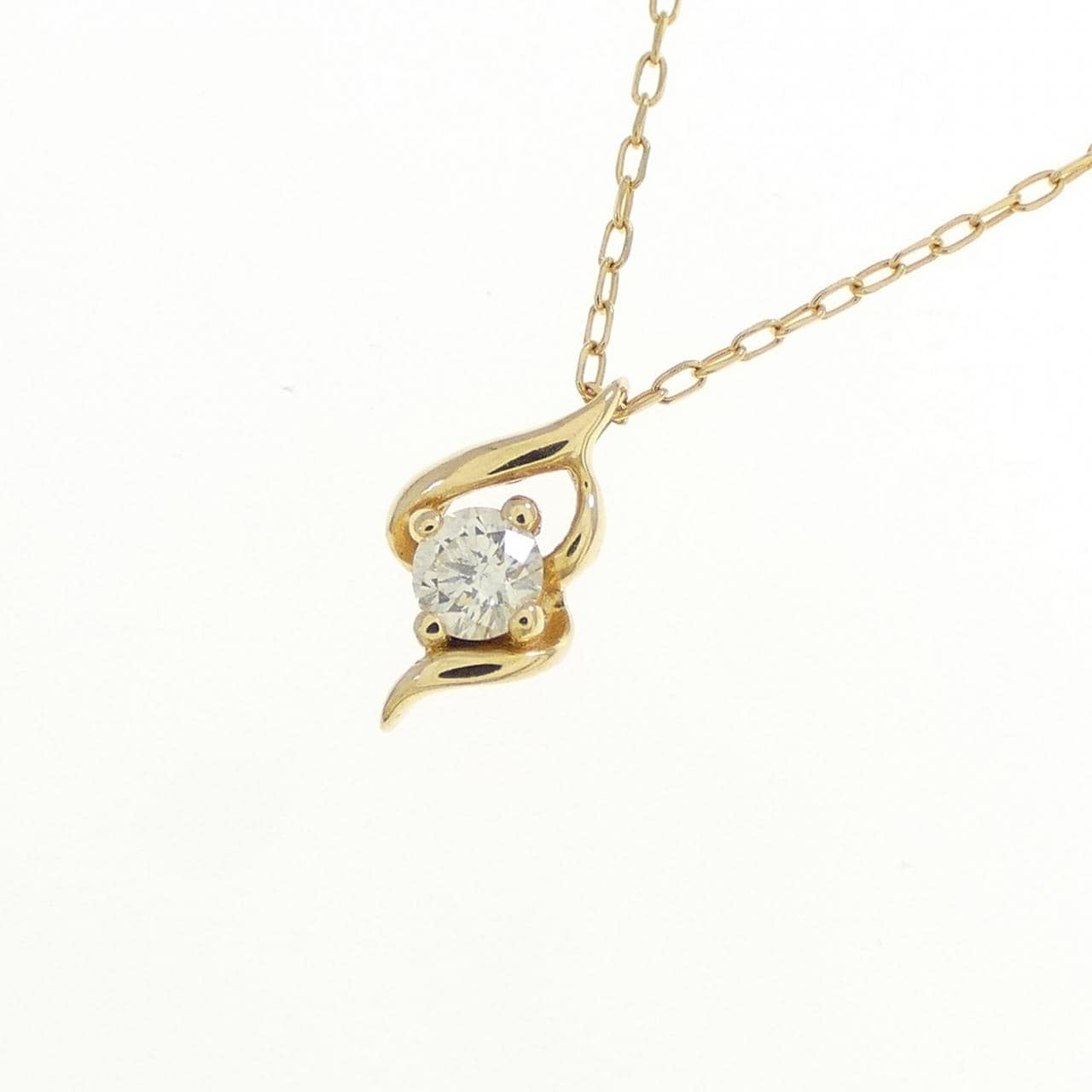 K18YG ダイヤモンド ネックレス 0.05CT