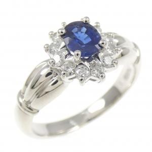 PT900 サファイヤ リング 0.41CT