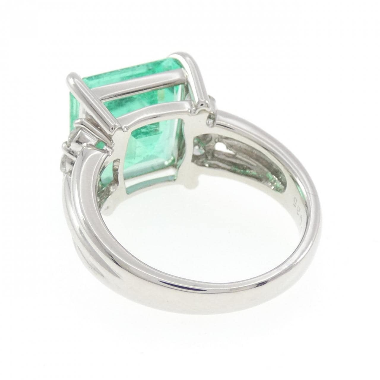 PT900 エメラルド リング 6.17CT コロンビア産