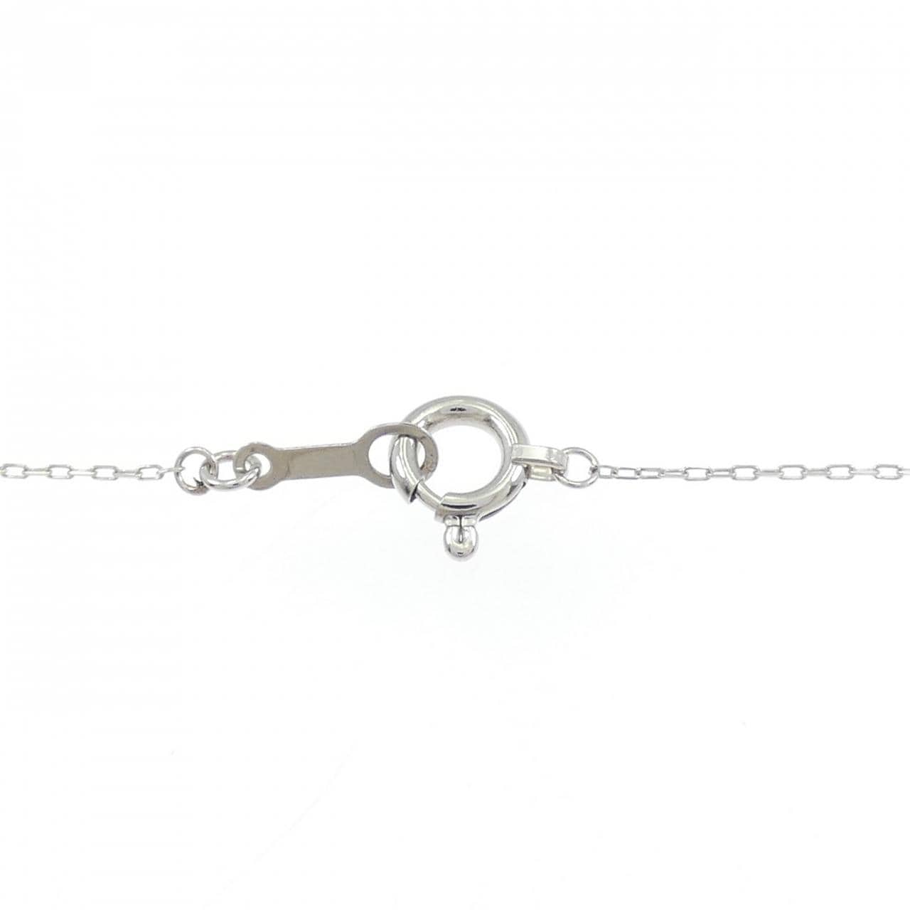 PT900/PT850 ハート ダイヤモンド ネックレス 0.10CT