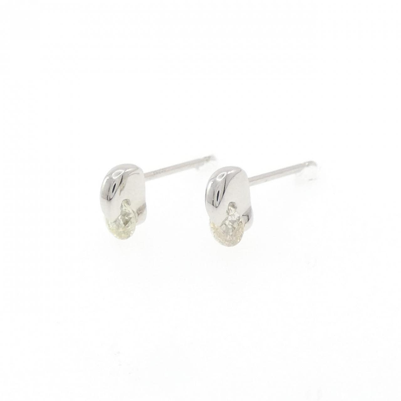 PT900 ダイヤモンド ピアス 0.25CT