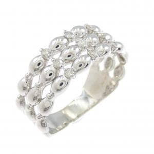 K14WG ダイヤモンド リング 0.11CT