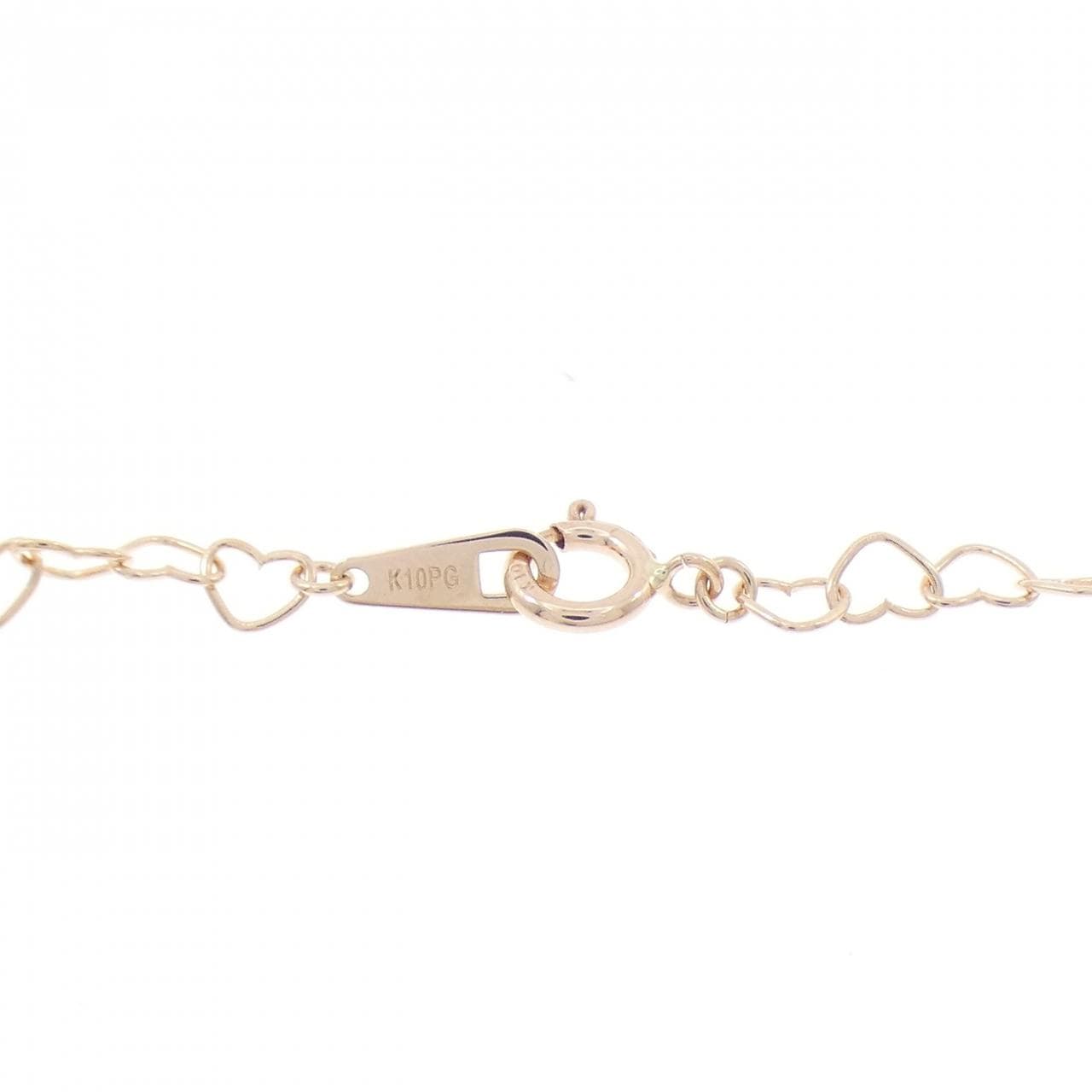 K10PG ハート アンクレット