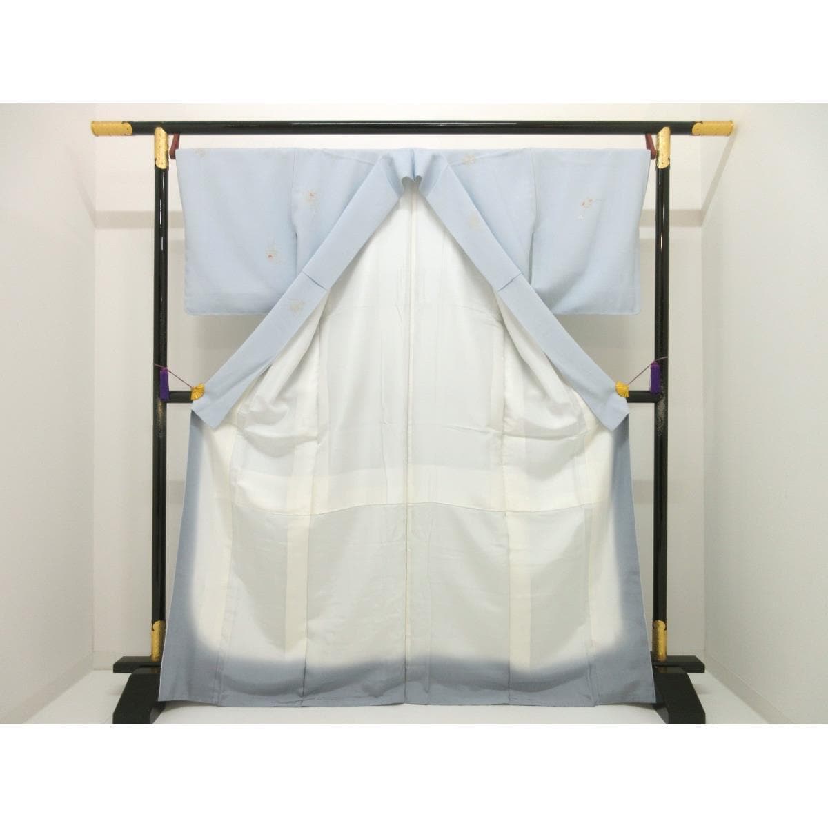 小紋　友禅金彩加工