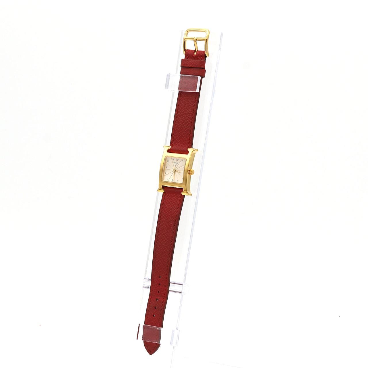 【ノーメンテナンス還元価格】エルメス Hウォッチ GP HH1.201 GP クォーツ