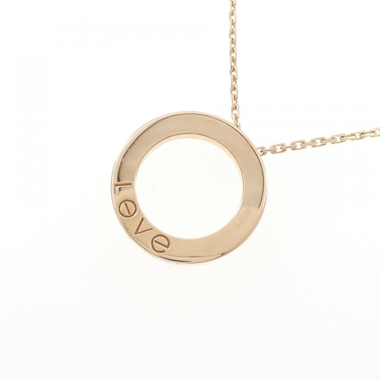 カルティエ ラブネックレス ハーフダイヤ