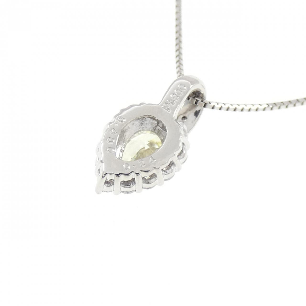 PT900/PT850 ダイヤモンド ネックレス 0.24CT