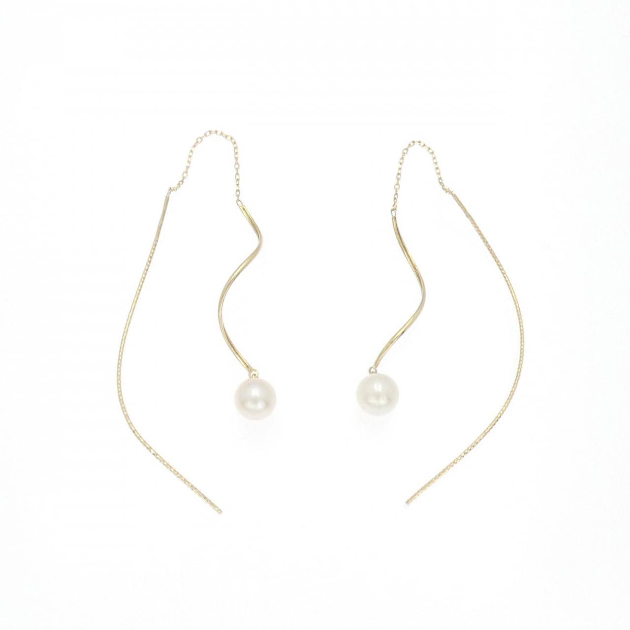 K18YG アコヤパール ピアス 5.9mm