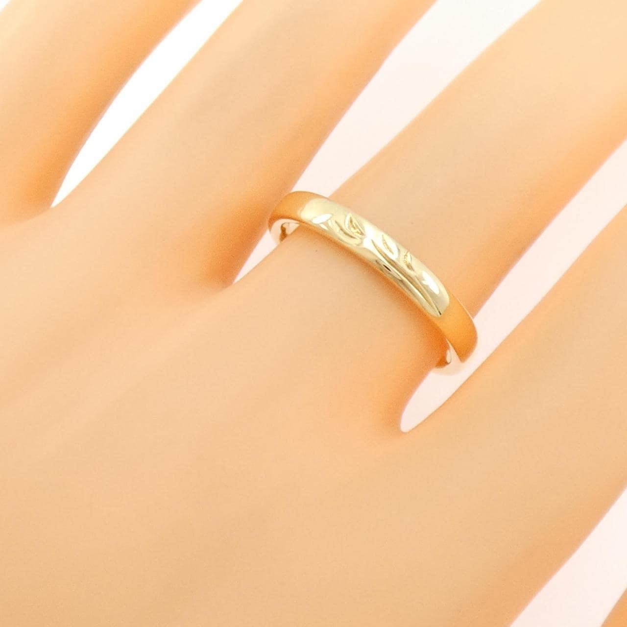 4゜C K18YG リング