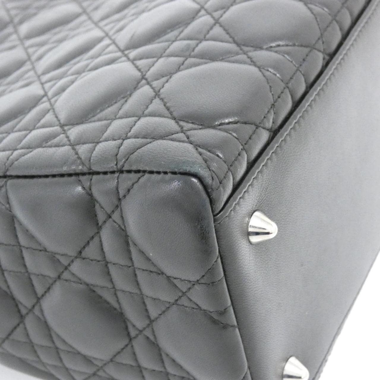 【ヴィンテージ】クリスチャンディオール レディ ディオール ミディアム CAL44551 バッグ