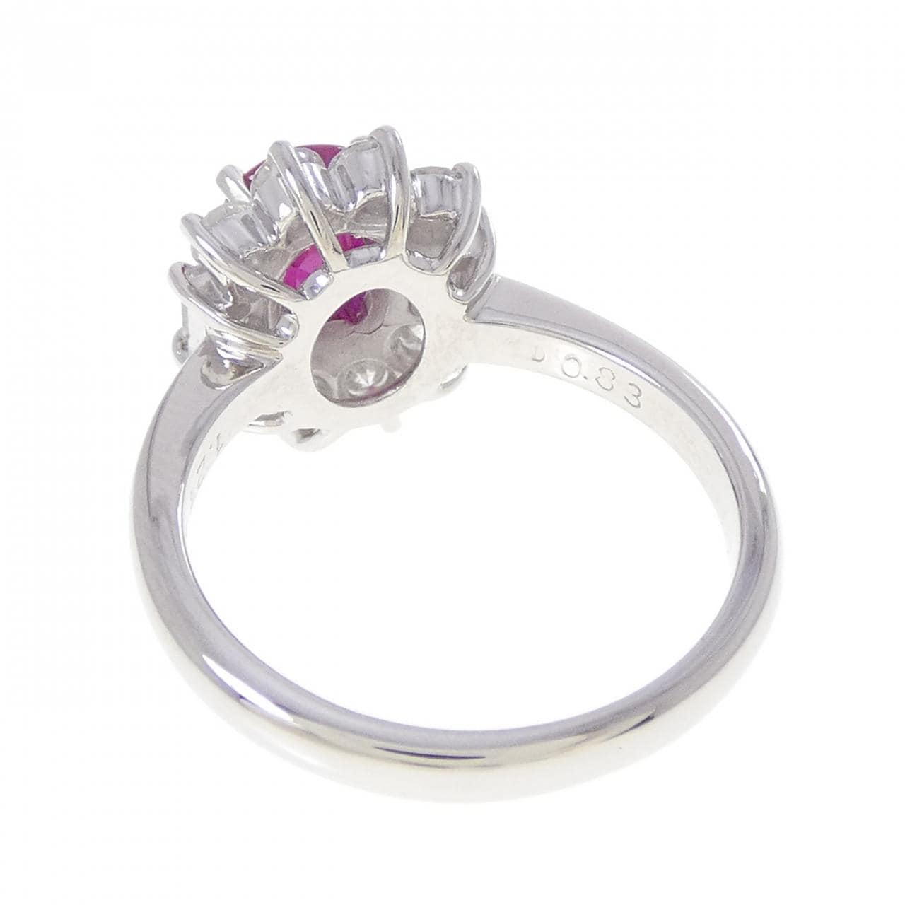 PT900 ルビー リング 1.21CT