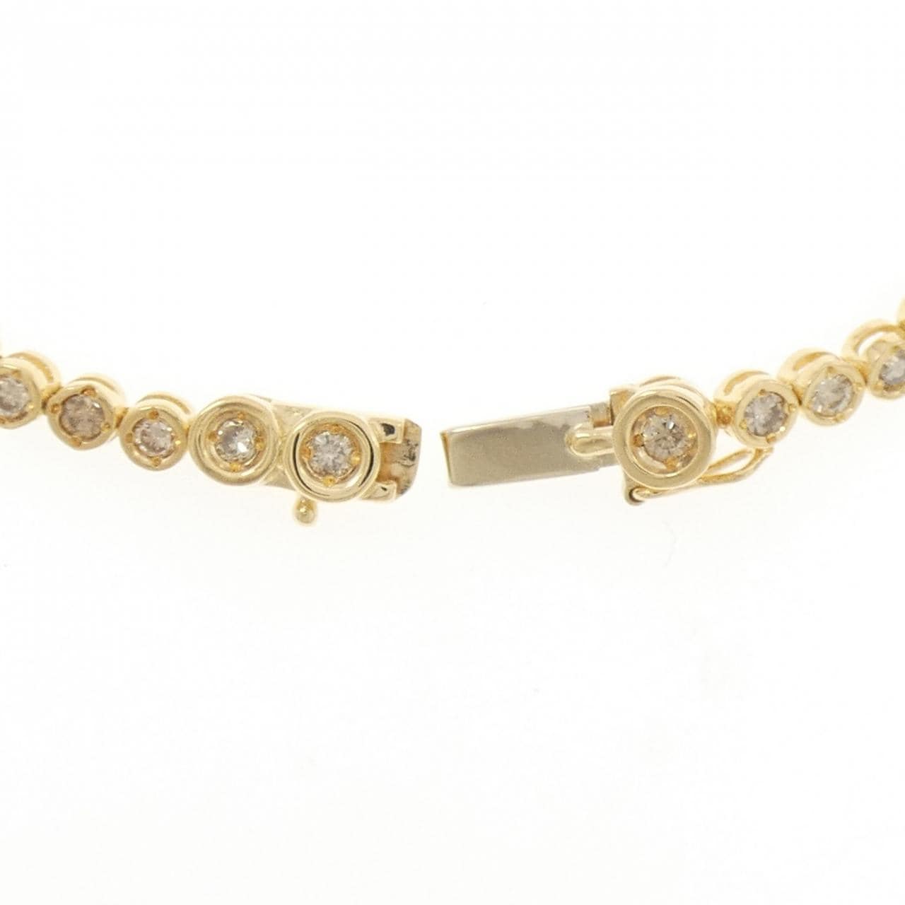 K18YG ダイヤモンド ブレスレット 2.05CT