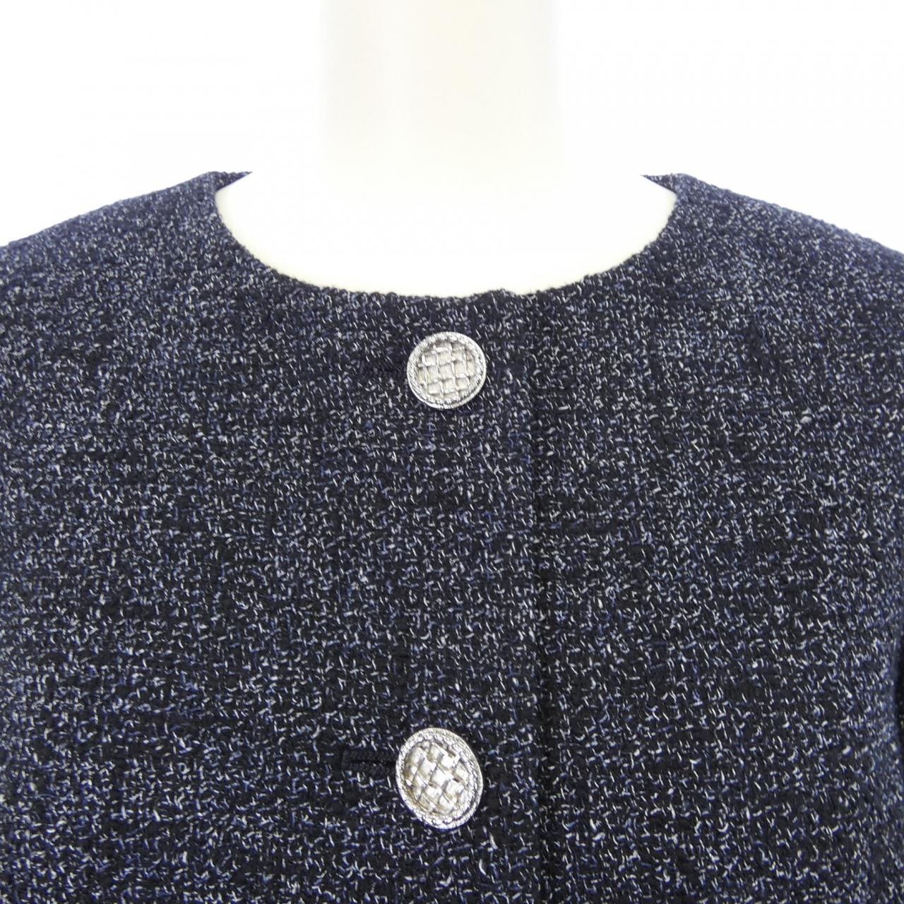 フォクシーニューヨーク FOXEY NEW YORK 44852 ノーカラージャケット