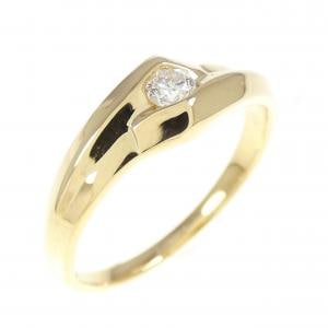 K18YG ダイヤモンド リング 0.1CT