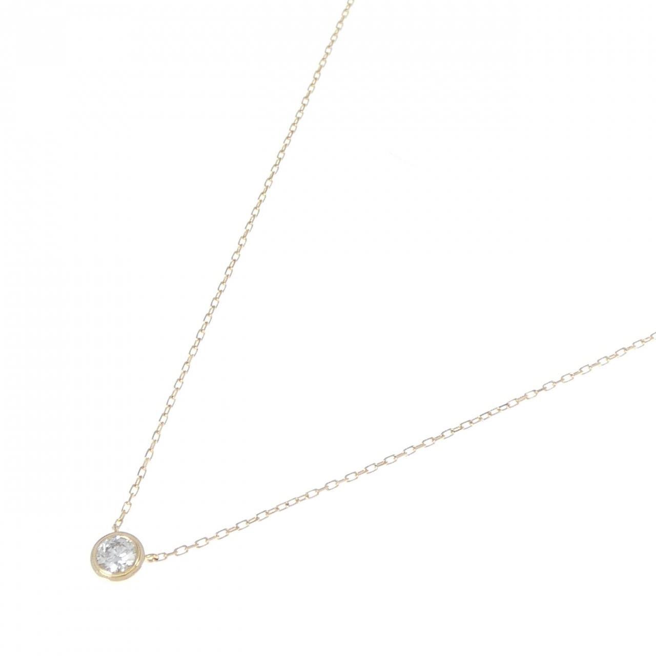 K18YG ダイヤモンド ネックレス 0.15CT