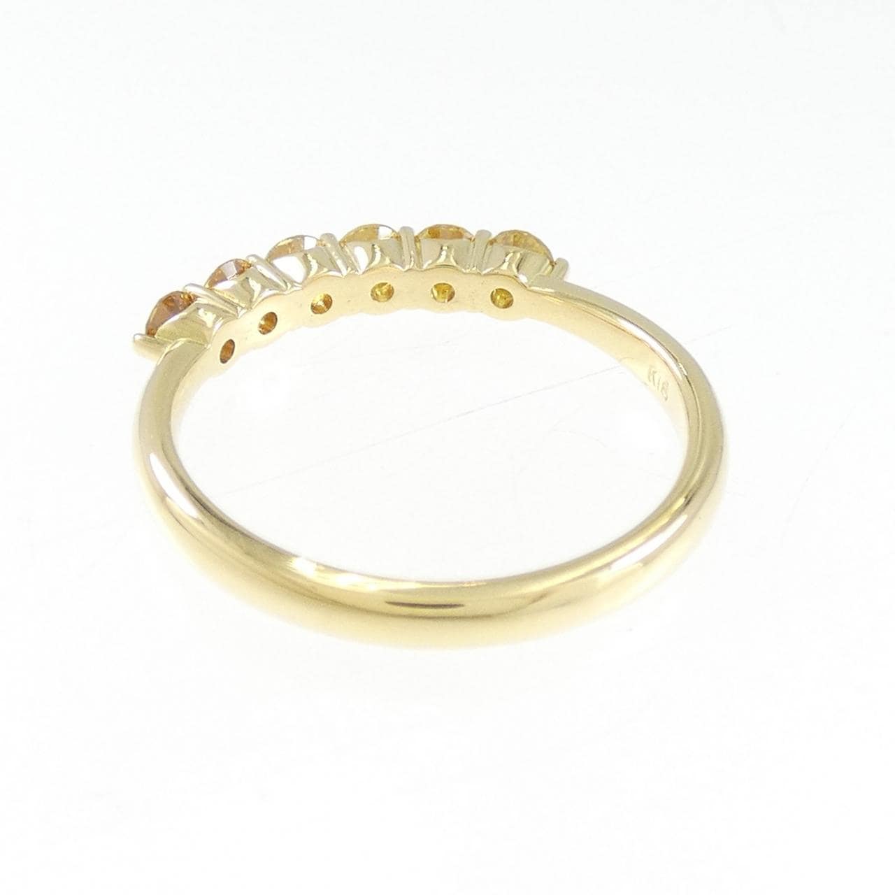 K18YG ダイヤモンド リング 0.432CT