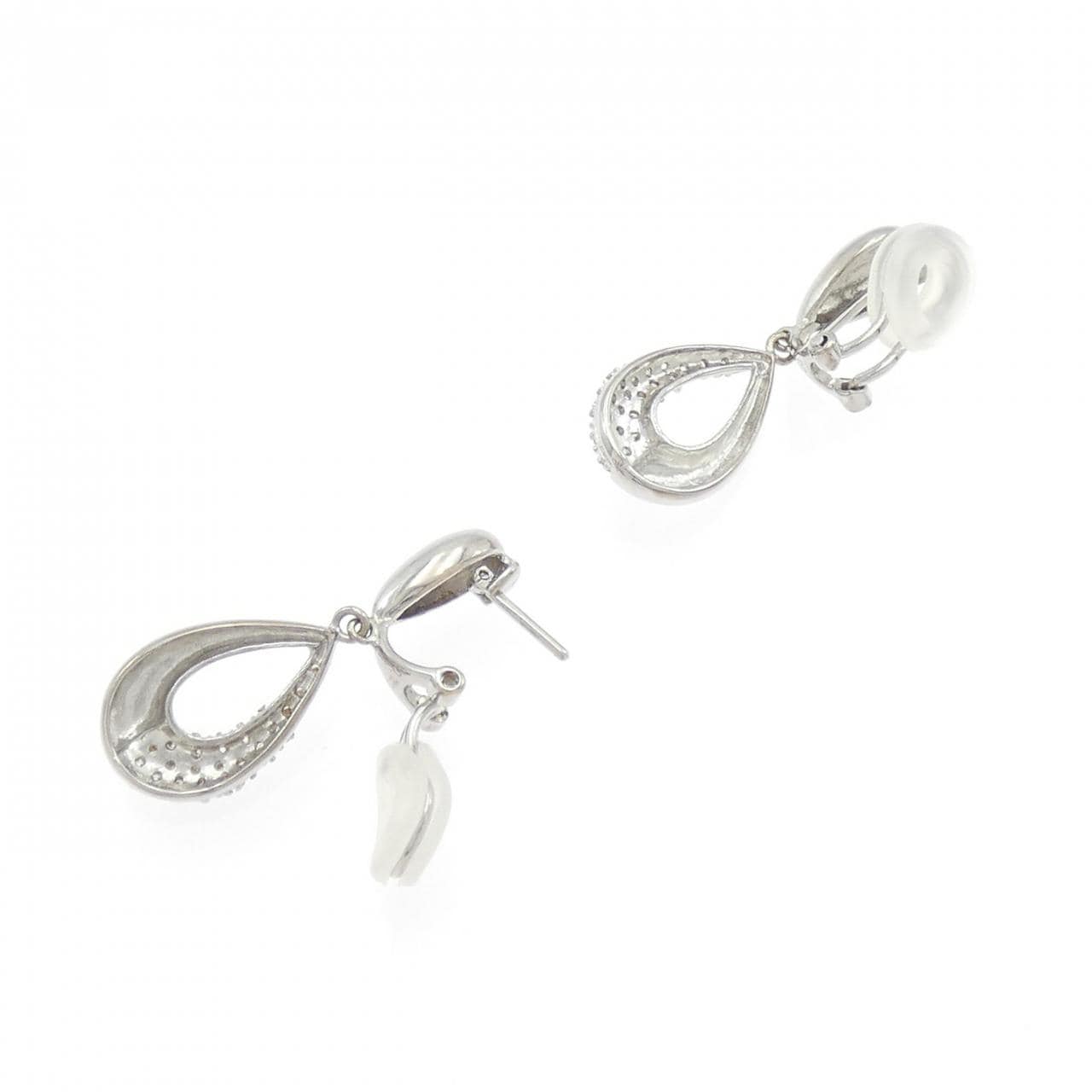 K18WG ダイヤモンド ピアス/イヤリング 0.40CT