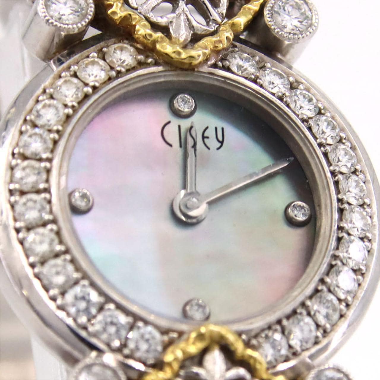 【ノーメンテナンス還元価格】ジュエリーウォッチ WGxPTxYG/D･4P 2000 WG クォーツ