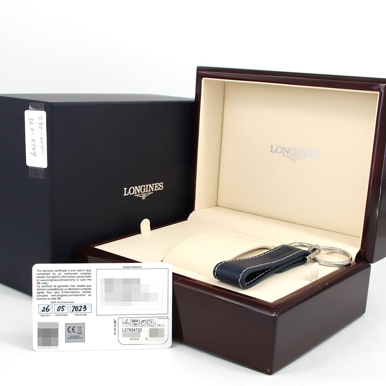 【ノーメンテナンス還元価格】ロンジン ロンジンマスターコレクション 190th Anniversary L2.793.4.73.2 SS 自動巻