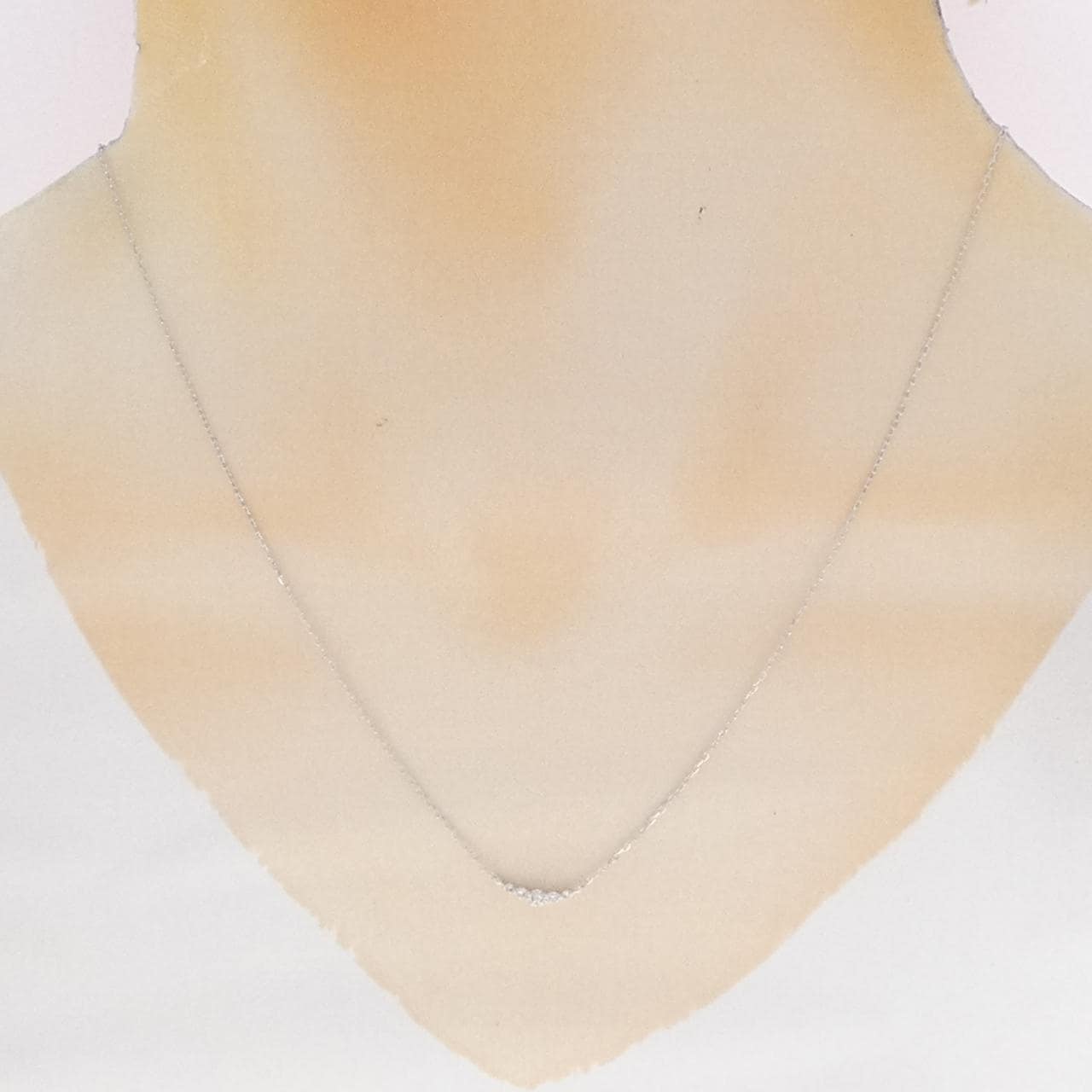 K10WG ダイヤモンド ネックレス 0.10CT