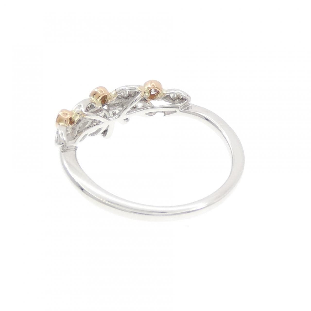 K18WG/K18PG ダイヤモンド リング 0.13CT