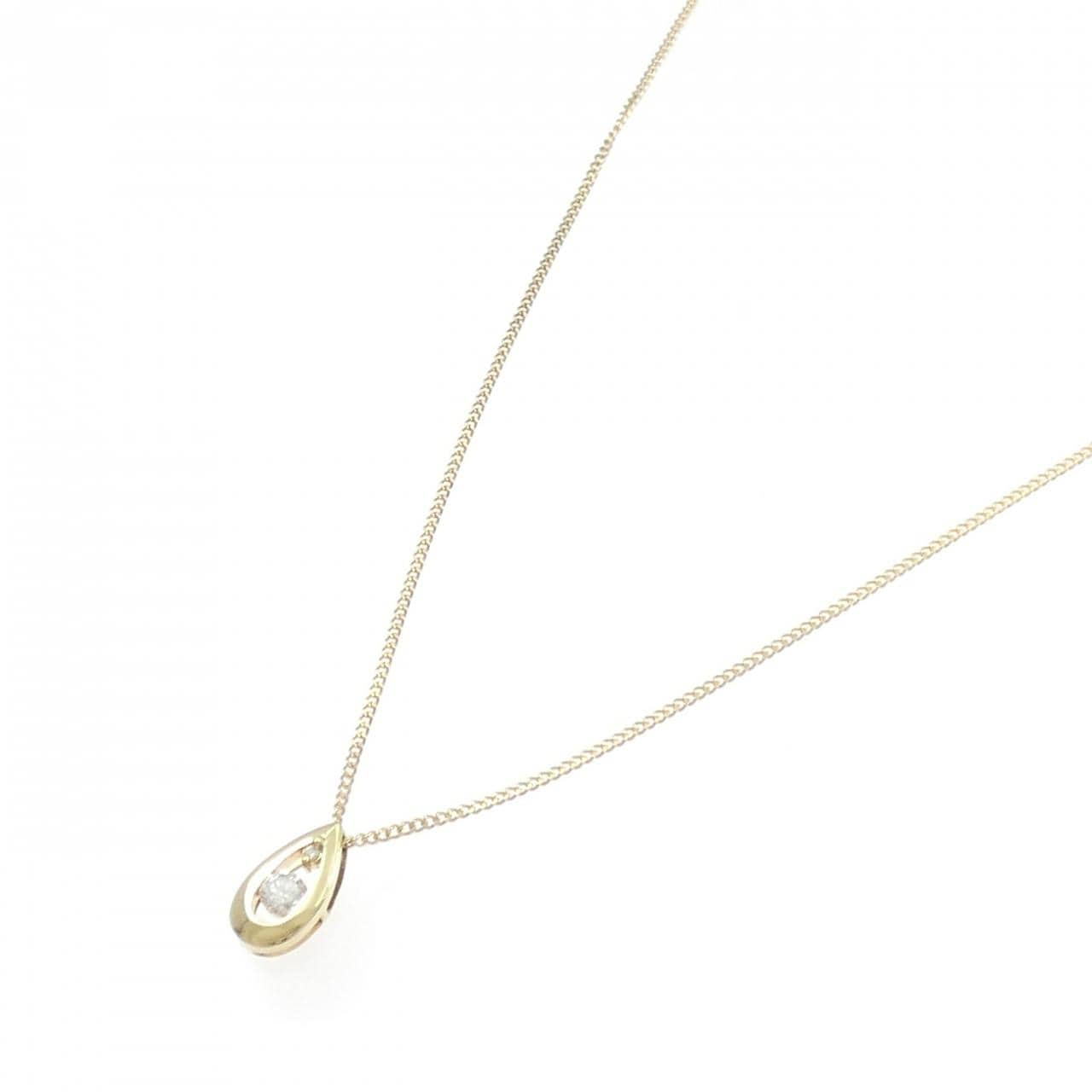 K18YG ダイヤモンド ネックレス 0.20CT