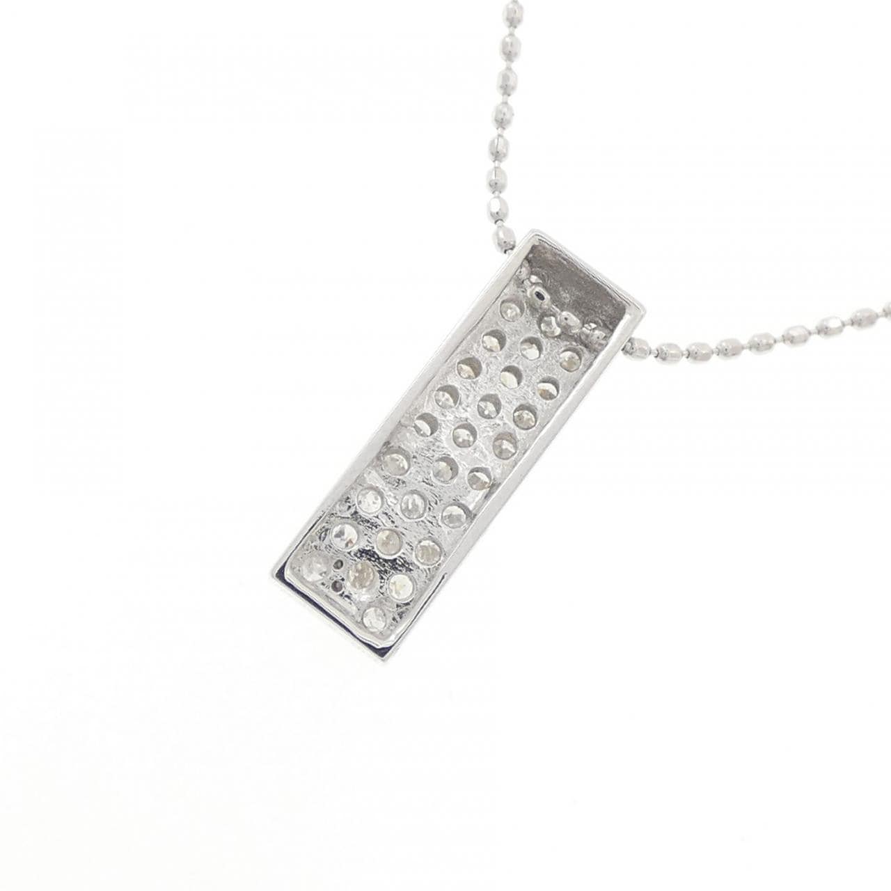 K14WG ダイヤモンド ネックレス 0.20CT