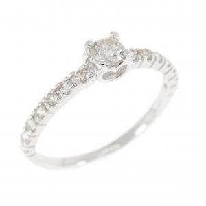 K18WG ダイヤモンド リング 0.30CT