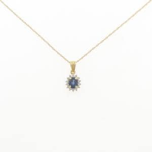 750YG/750WG サファイヤ ネックレス
