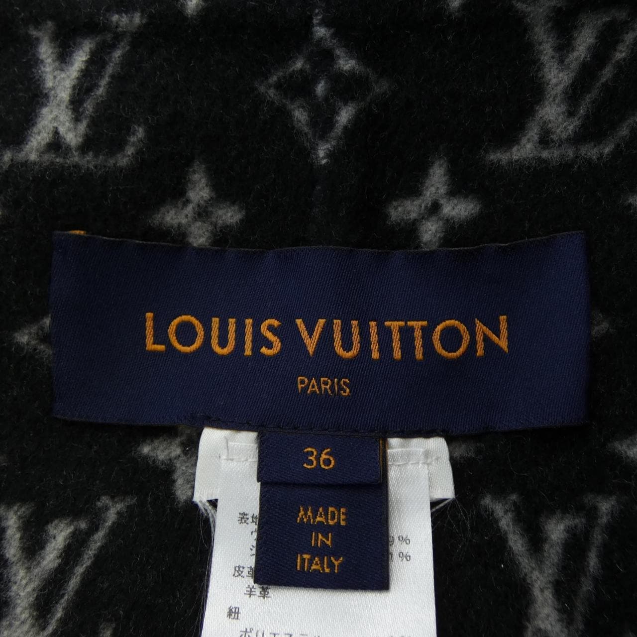 ルイヴィトン LOUIS VUITTON フーデッドケープ FICO17QWE ケープ